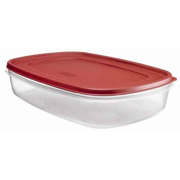 Bakebetter 24 Cup Rectangle Easy Find Lid Food Storage Container BA2136211